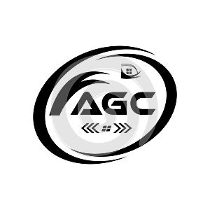 AGC letter logo Design. AGC Simple and modern monogram logo. Abstract Alphabet vector Design