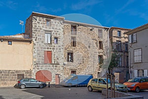 Agde Centre with old Buildings on a sunny day