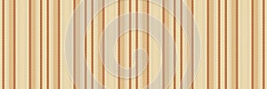 Age lines background fabric, africa pattern vector seamless. Ornament texture vertical textile stripe in burly wood and light