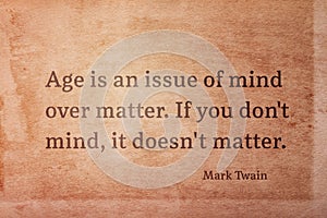 Age mind Twain