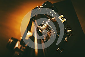 Aged Analog Film Cameras
