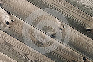 The aged brown planks. The wood texture. The background.