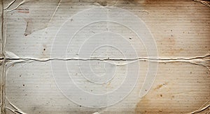 Aged Folded Paper Texture Background