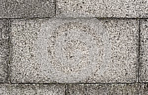 Aged grey brick background texture