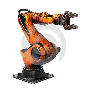 Aged Industrial robot