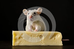 Aged Rat cheese. Generate Ai