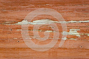 Aged red painted wall wooden texture