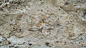 Aged rough cement plaster. Hardened concrete mass_2