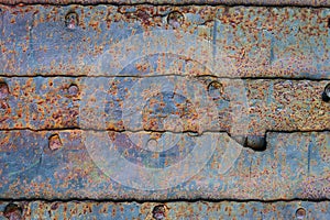 Aged rough metal plates armor texture - pretty abstract photo background