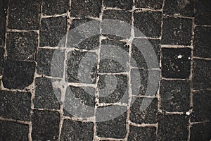 Aged stone road background