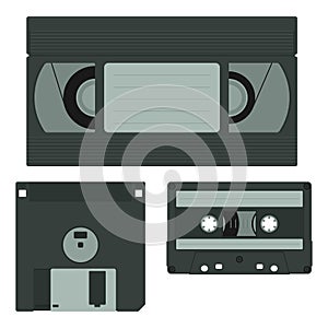 Aged storages - videotape, audiotape, floppy disc