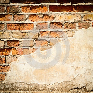 Aged street wall background, texture