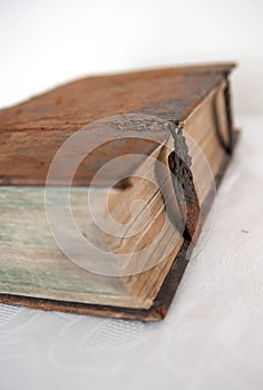Aged, very old book on focus and blur