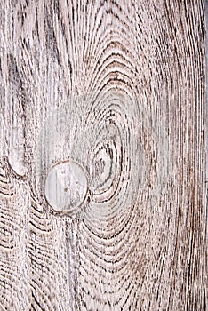 aged wood treated with white water-based paint