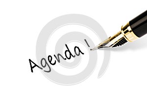 Agenda photo