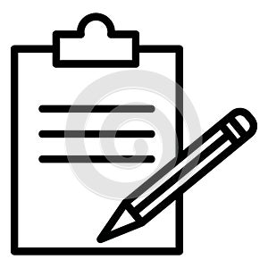 Agenda Isolated Vector Icon which can easily modify
