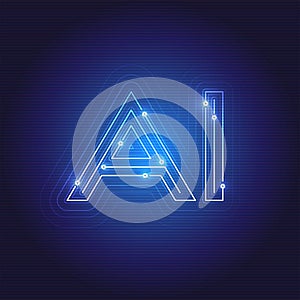 Agentic AI Generative Digital Technology Background