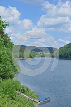 Agger Reservoir, Bergisches Land, North Rhine Westfalia