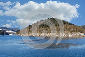 Aggertalsperre Reservoir,Bergisches Land,Gerrmany