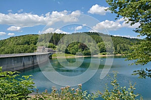 Aggertalsperre Reservoir,Bergisches Land,Gerrmany