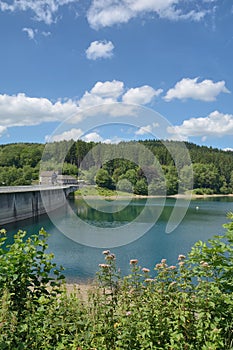 Aggertalsperre Reservoir,Bergisches Land,Gerrmany