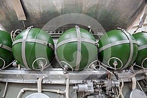 Aggregates, controls of the Vostok spacecraft. photo