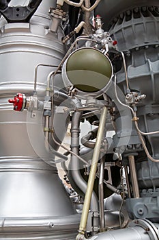 Aggregates fuel supply elements of a liquid rocket engine. photo
