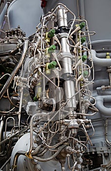 Aggregates fuel supply elements of a liquid rocket engine. photo