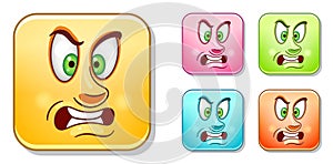 Aggressive Emoticons collection