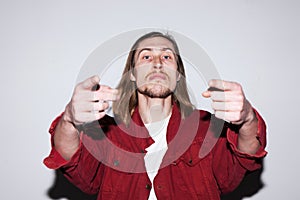 Aggressive and impudent young male