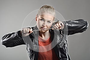 Aggressive Woman photo