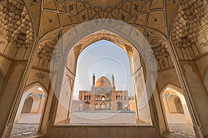 About Agha Bozorg Mosque in Kashan, Iran photo
