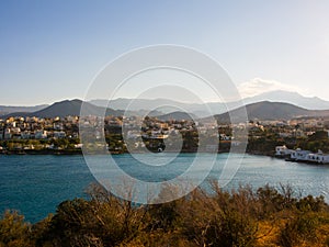 Aghios Nicolaos harbor, view from the hill