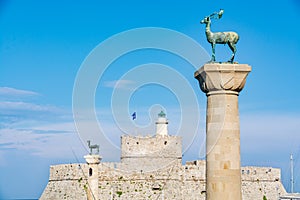 Aghios Nikolaos Fortress Fort of Saint Nicholas, Rhodes, Greece