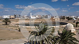 Aghlabid basins surrounded by a park