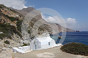 Agia Anna on Amorgos island,Greece photo