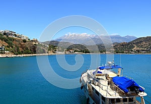 Agia Galini Beach in Crete island, Greece