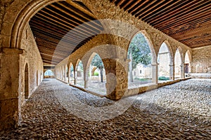Agia Napa monastery courtyard arches in Cyprus 6