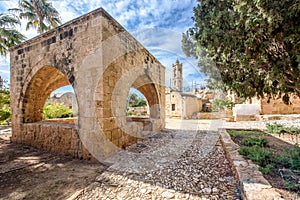 Agia Napa monastery courtyard arches in Cyprus 8