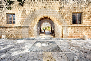 Agia Napa monastery courtyard entrance in Cyprus