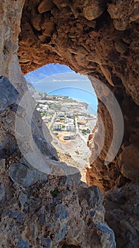 Agia Roumeli Viev in South Crete Greece