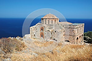 Agia Sofia church of town Monemvasia,Greece