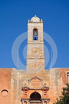 Agia Triada Monastery bell tower.