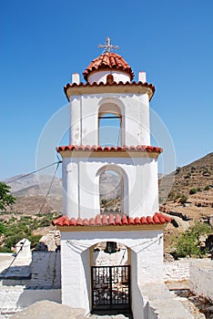 Agia Zoni bell tower, Tilos island