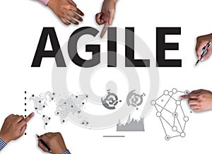 Agile Agility Nimble Quick Fast Concept