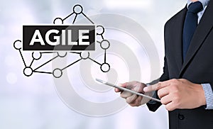 Agile Agility Nimble Quick Fast Concept