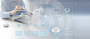 Agile Development and Sprint Execution in Digital Workflow photo