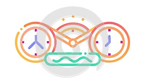 Agile Development Time: Iterative Processes Efficiency, vector design Generative AI