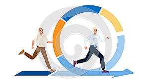agile iterative development vector photo