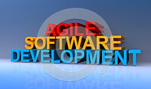 Agile software development on blue